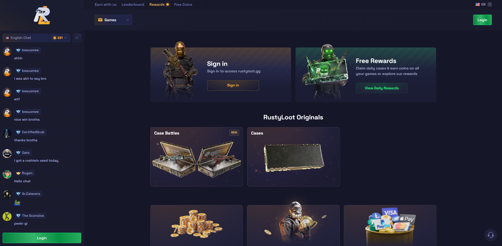 RustyLoot screenshot